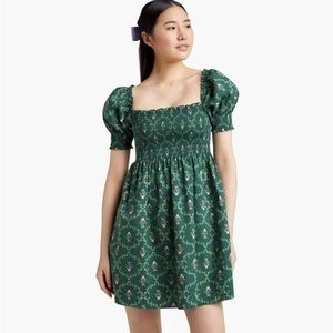 HOST PICK 🎉 Hill House Emerald Trellis Athena Nap Dress Size Small